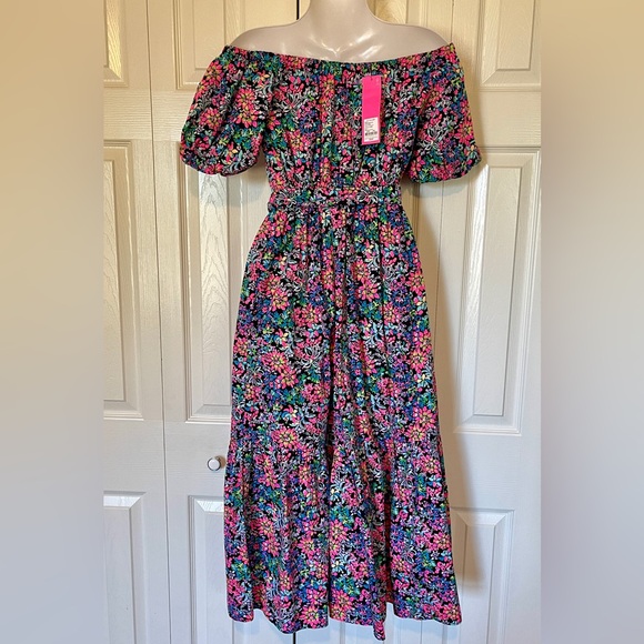 Lilly Pulitzer Tamie Off-The-Shoulder Dress - Size XXS - NWT - Picture 4 of 8